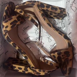 Leopard high heels